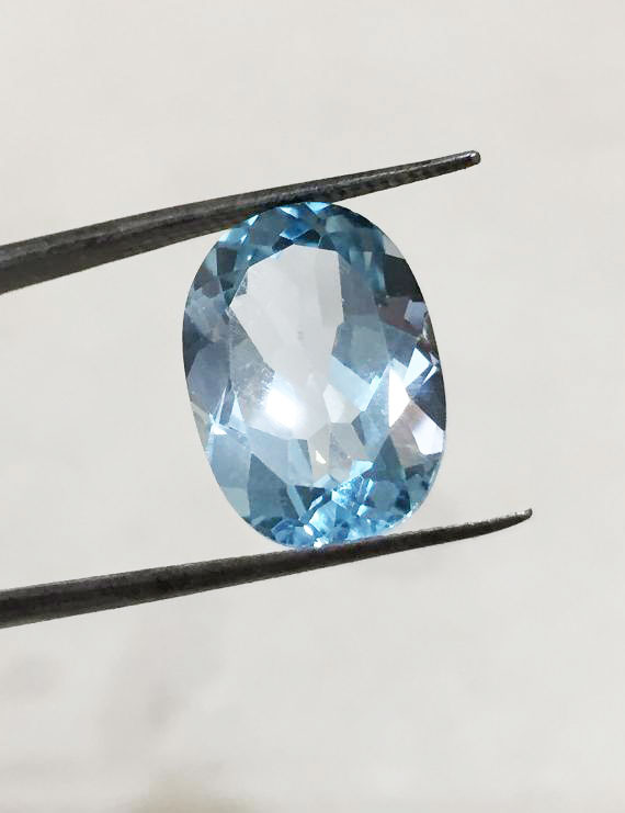 10.25 Ratti (9.27 ct) Natural Blue Topaz